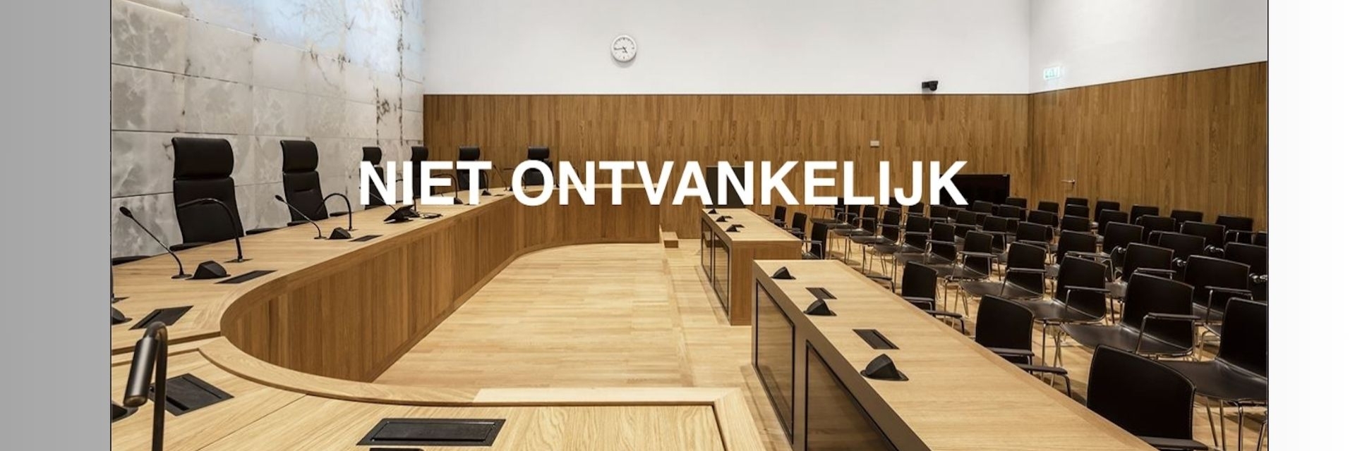Niet-ontvankelijk. Wat betekent dat?